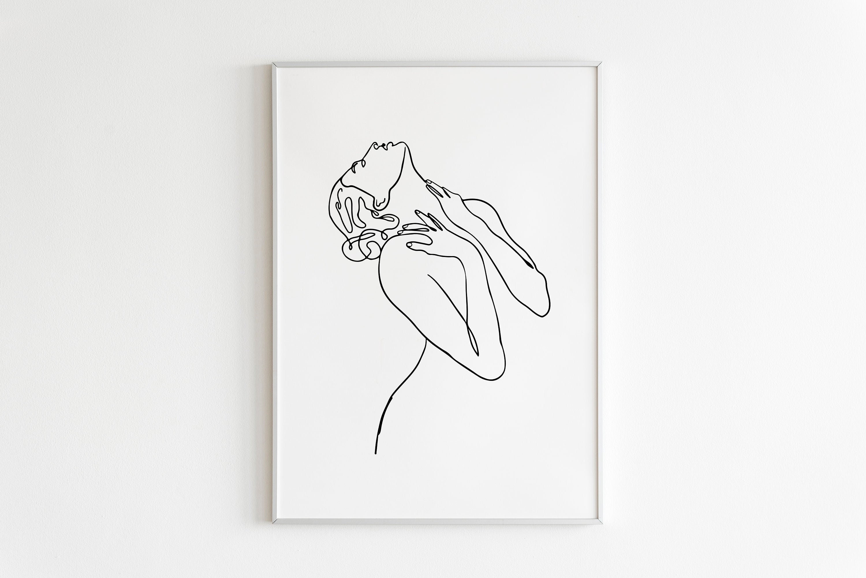 Line Art Print Woman, One Line Art Woman, Line Art Body, Female Body