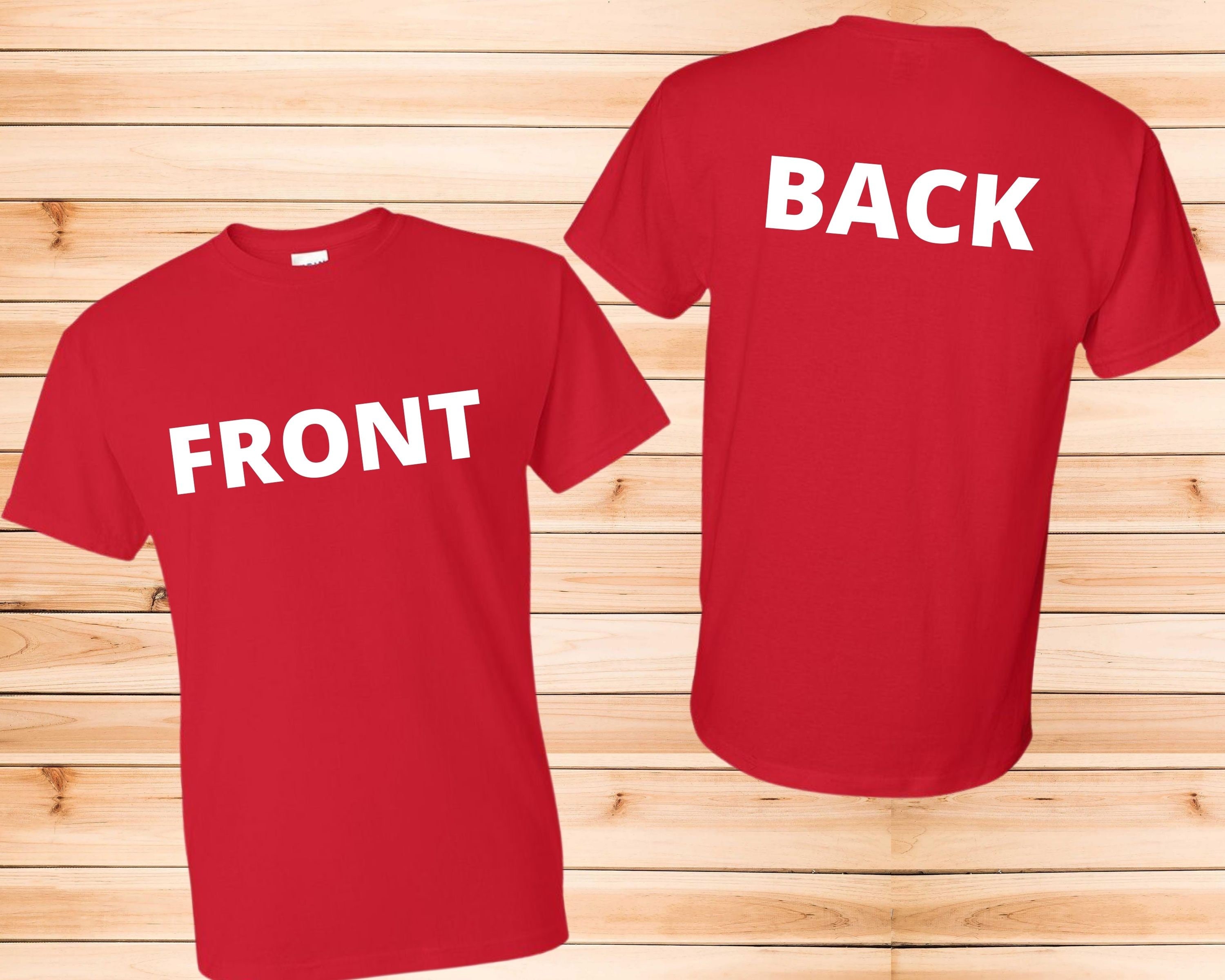 Front &amp; Back Gildan Mockup Bundle Natur Background Unisex