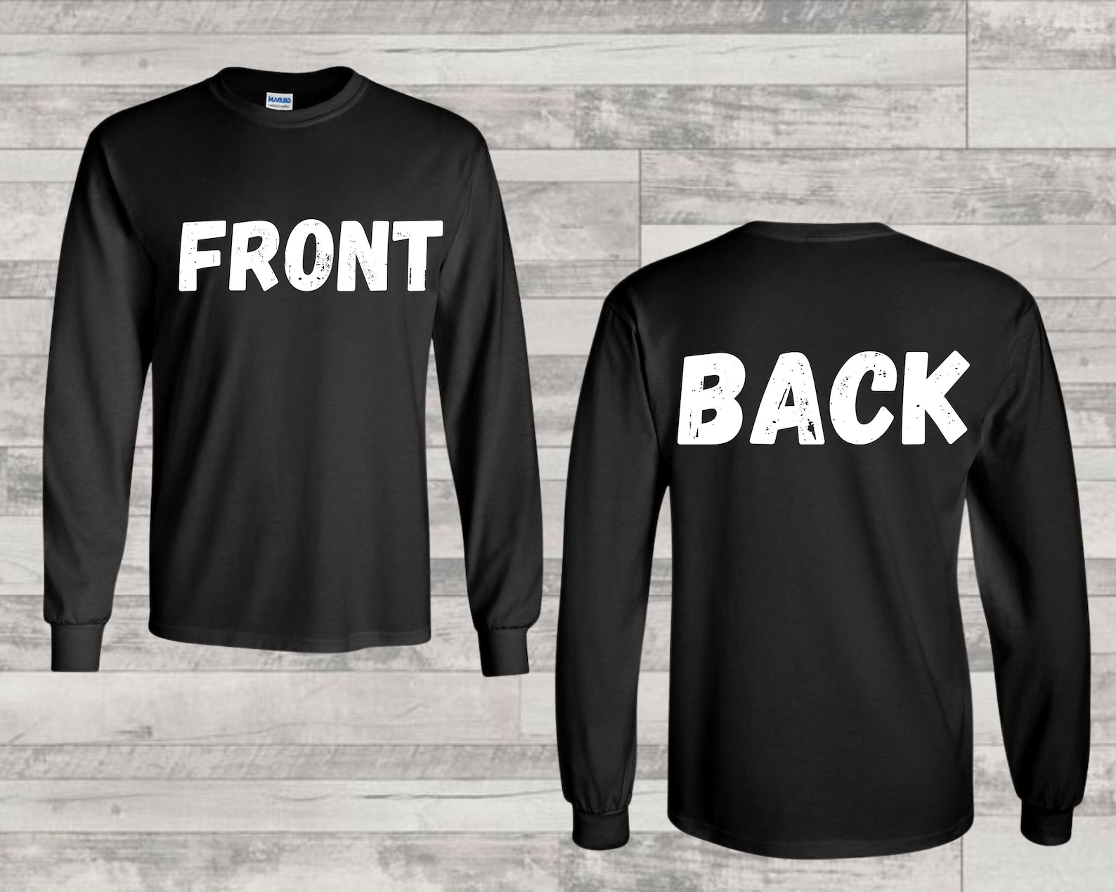 black gildan mockup