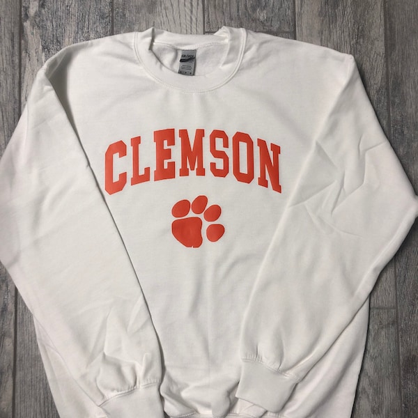 clemson nike crewneck sweatshirt