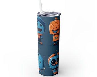 Magere beker met rietje, 20oz