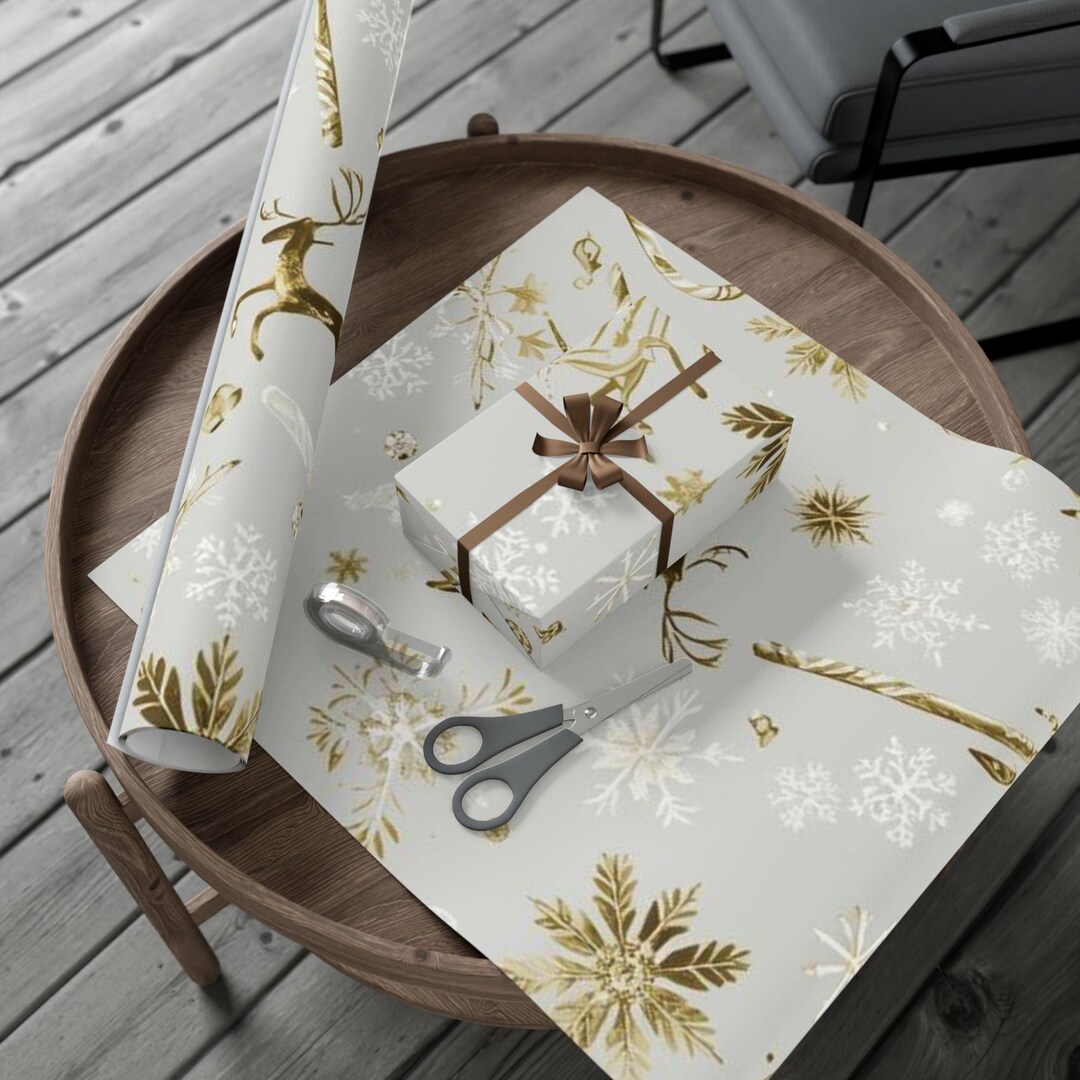 Elegant Holiday Gift Wrap Papers, Christmas Wrapping Paper, Festive ...