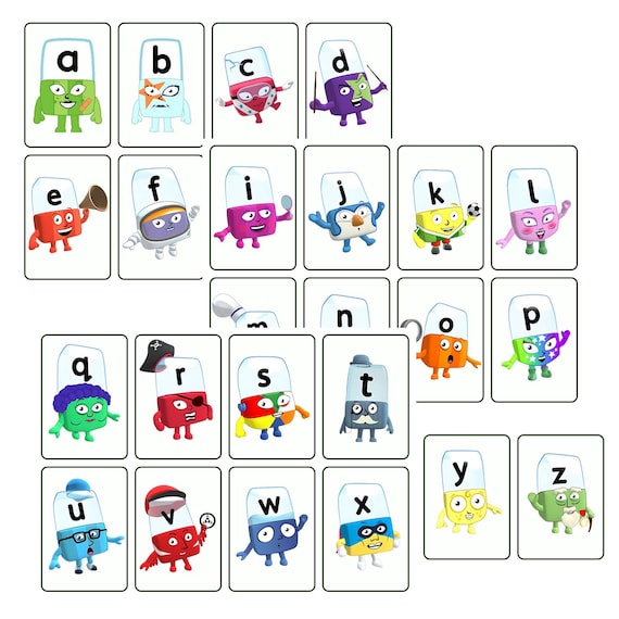 Alphablocks Numberblocks Colourblocks Mini Flashcards | Preschool