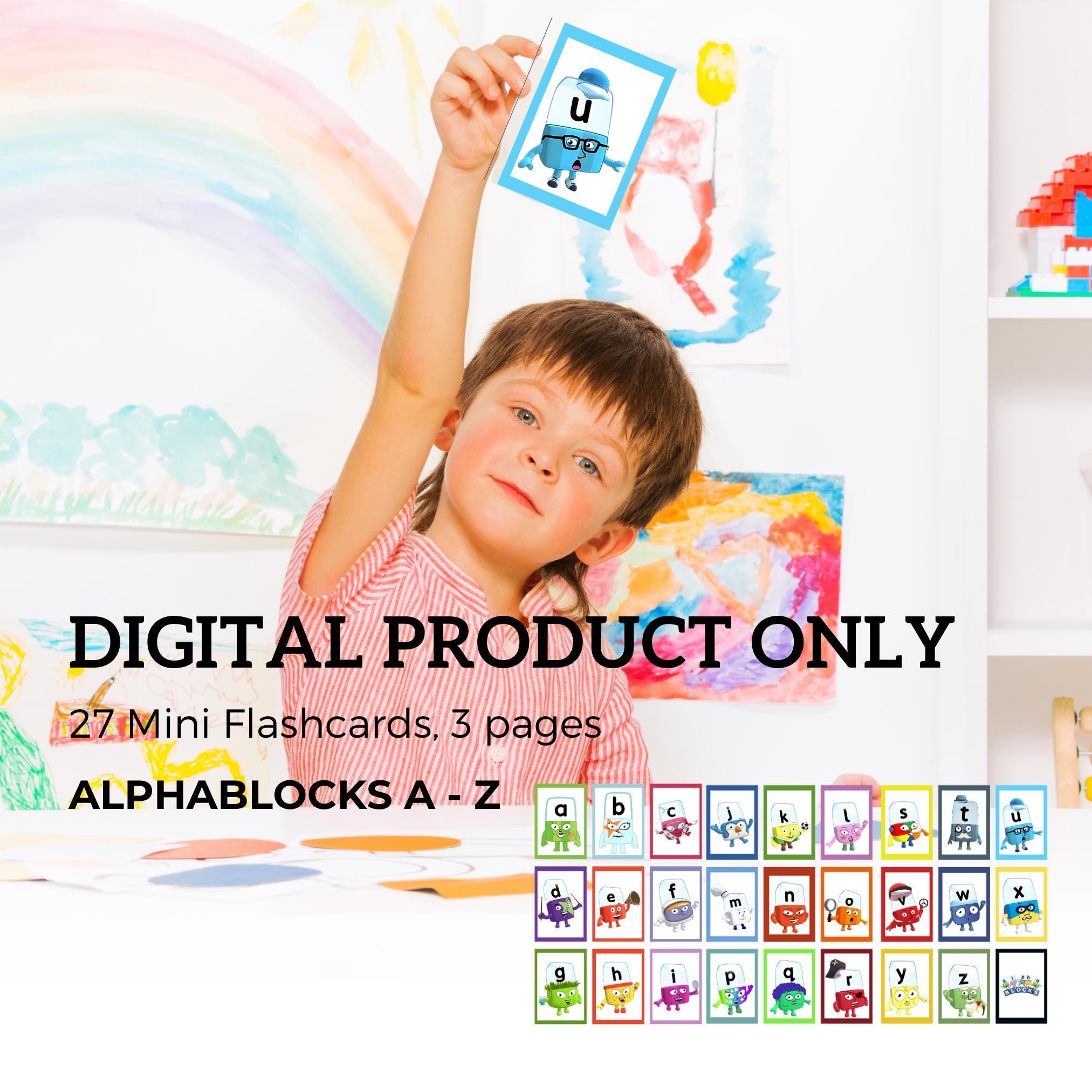 Alphablocks Bundle Busy Book Printable | ABC Tracing Worksheets ...