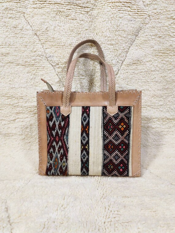 Kilim Tote Bag Boho Tote Handmade Bags Sac hipster avec kilim sac a main tapis style boho Handtasche pour femmes Etsy