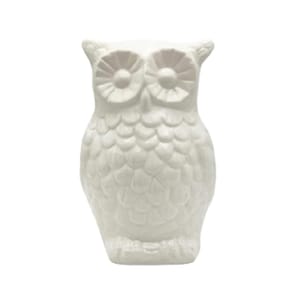 White Owl Piggy Bank