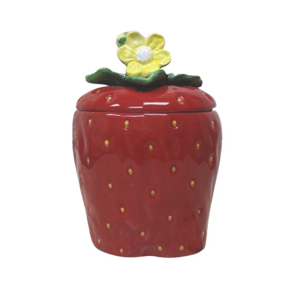 Strawberry Cookie Jar Etsy