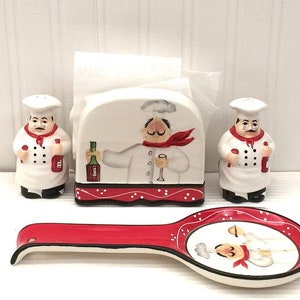 Wood Napkin Holder with 3 Salt and Pepper Shaker Set, Napkin and Spice –  MyGift