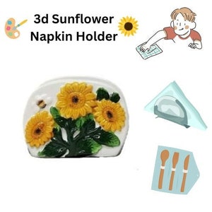 Servilletero de girasol para cocina