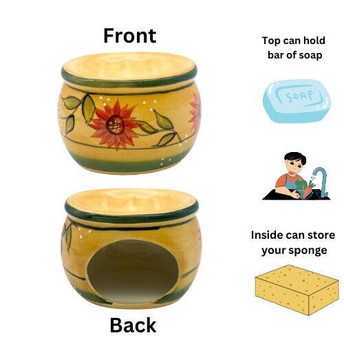 Ceramic Sponge Holder, White Sponge Holder, Modern Home Kitchen Sponge  Stand, Handmade Pottery, Sponge Keeper, Pottery 