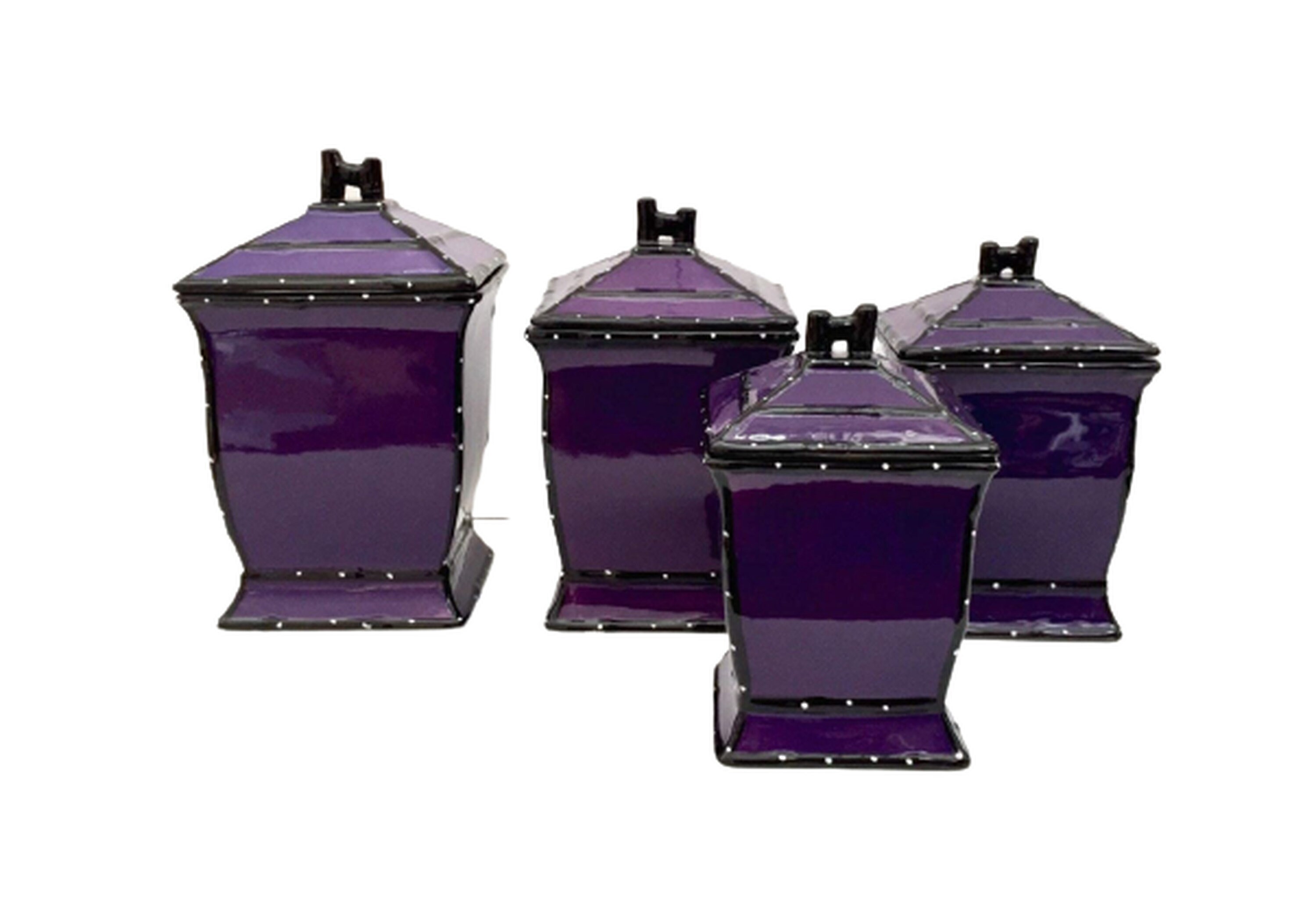 Keramik Küche Kanister Set von 4 Cookie Jar Zuckerdose Mehl | Etsy