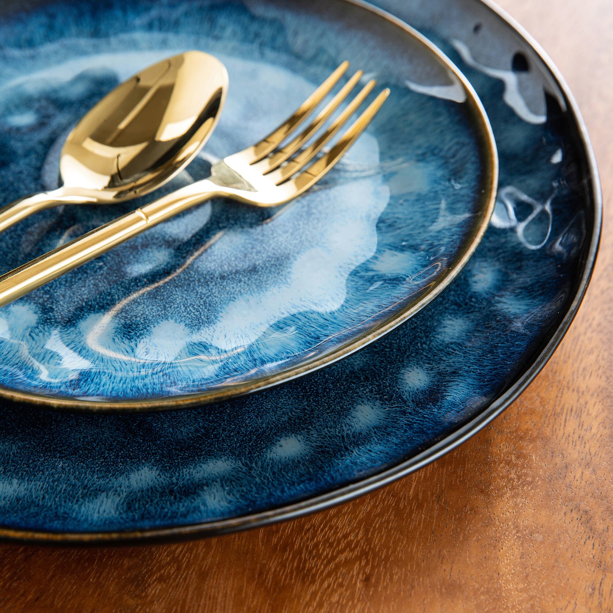 Keramik Blue Dinner Set 12/24/36teiliges Geschirr Set mit Etsy