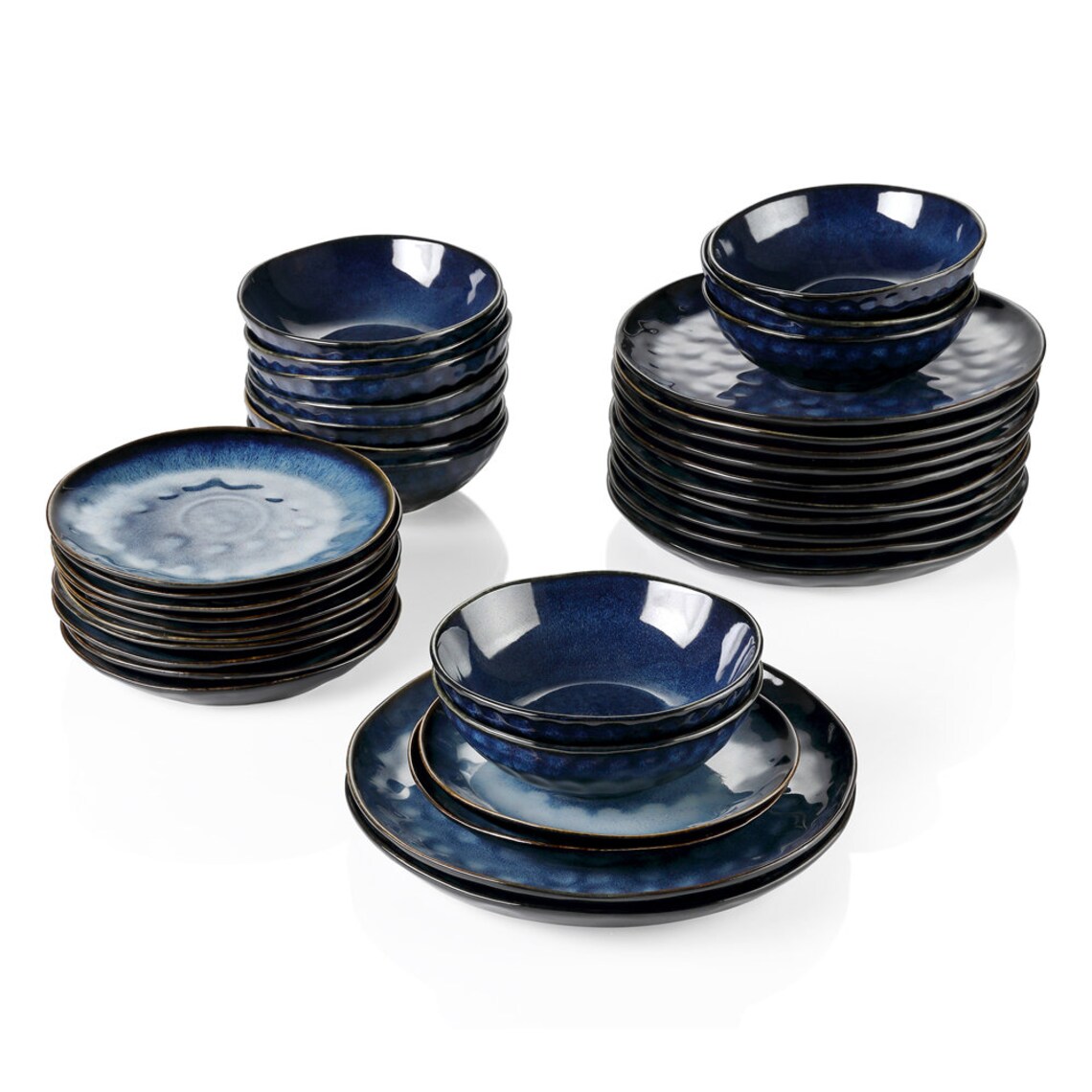 Keramik Blue Dinner Set 12/24/36teiliges Geschirr Set mit Etsy
