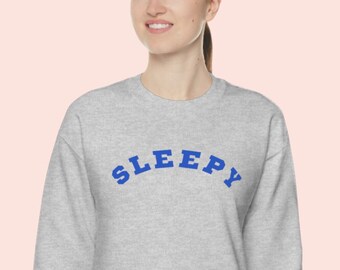 University of Sleepy - Sudadera unisex con cuello redondo
