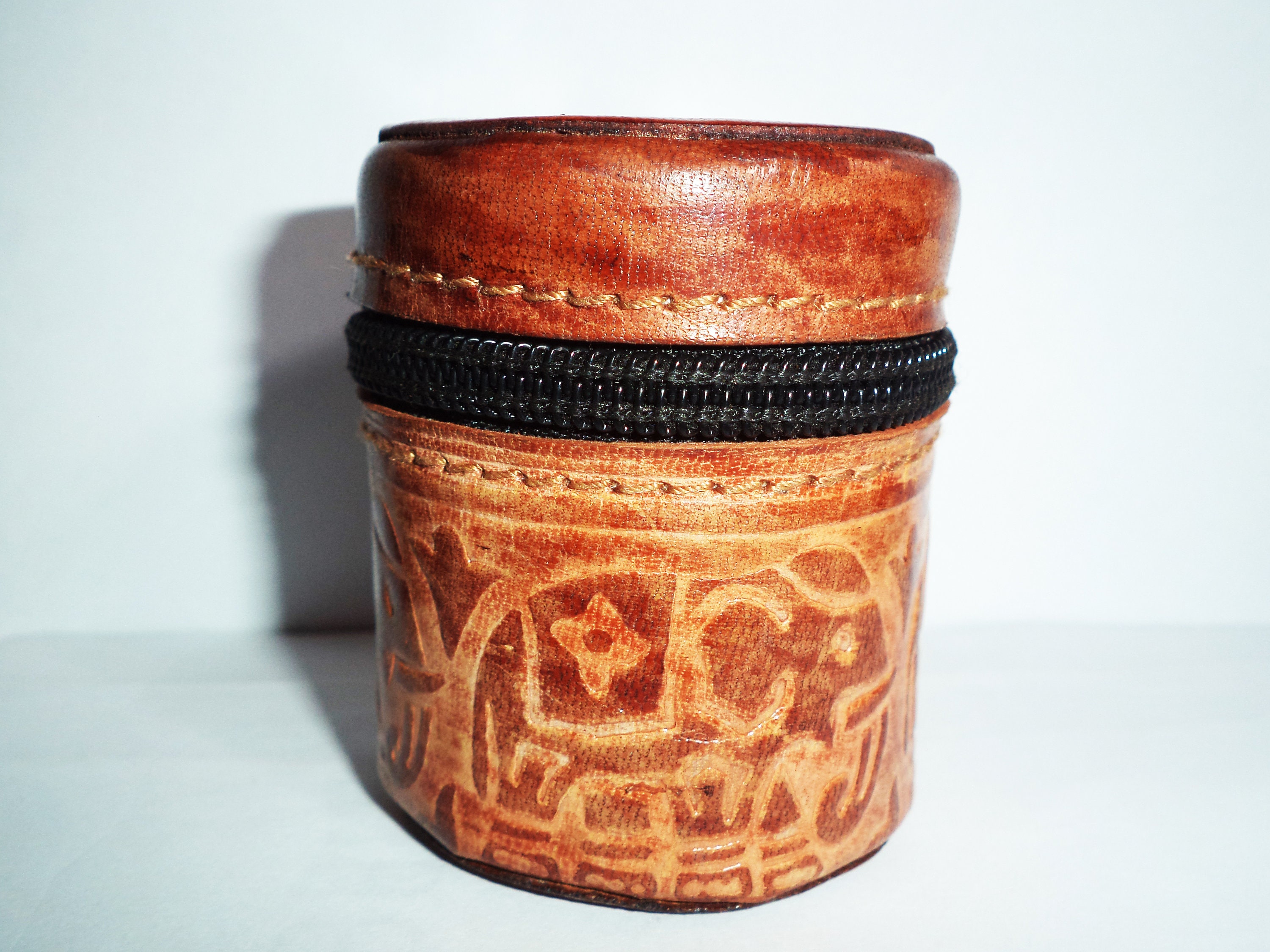 Leather coins pouch pure goat leather Etsy