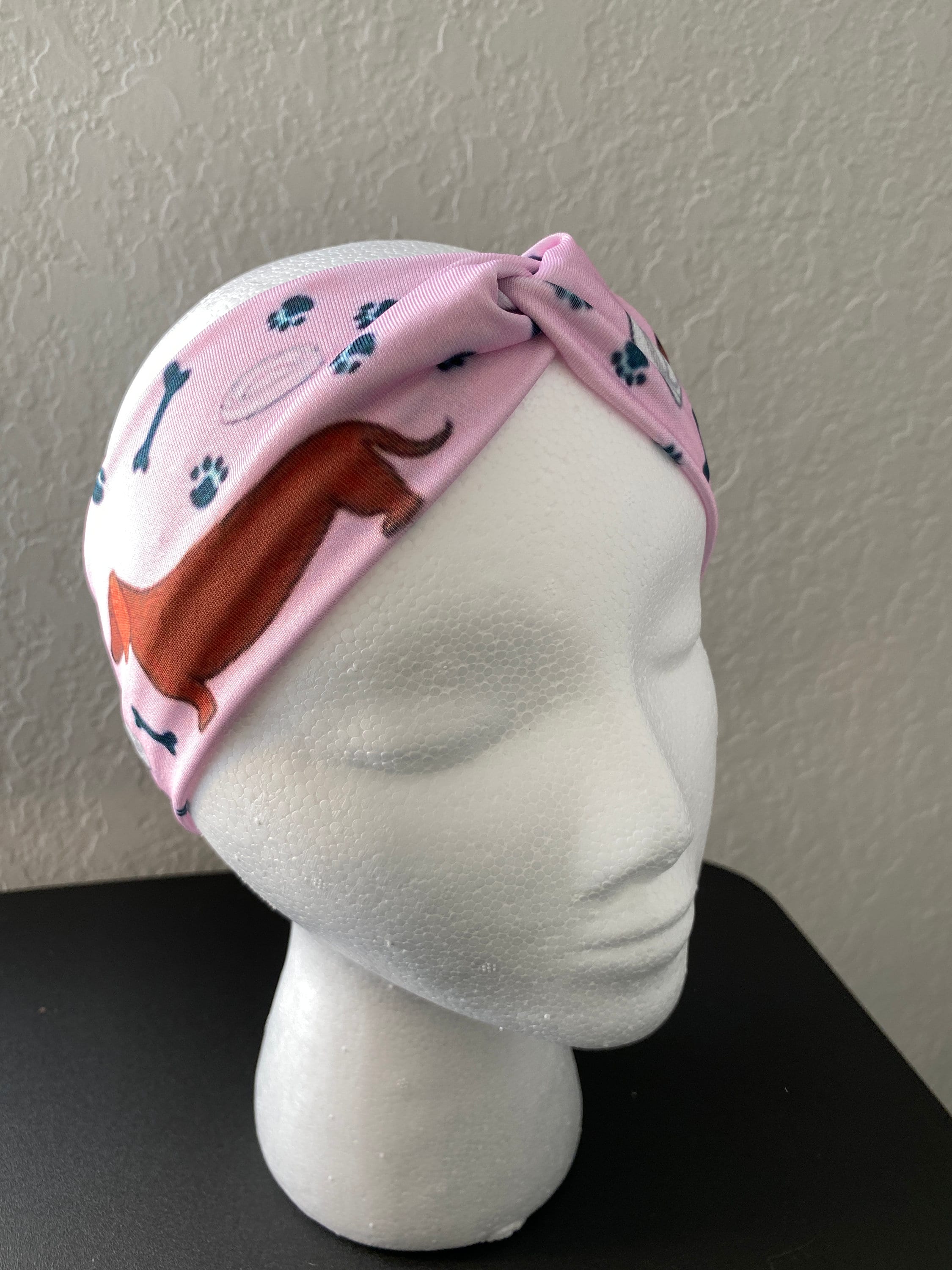 Weenie Dog headband with faux knot Adult and Kid size Etsy