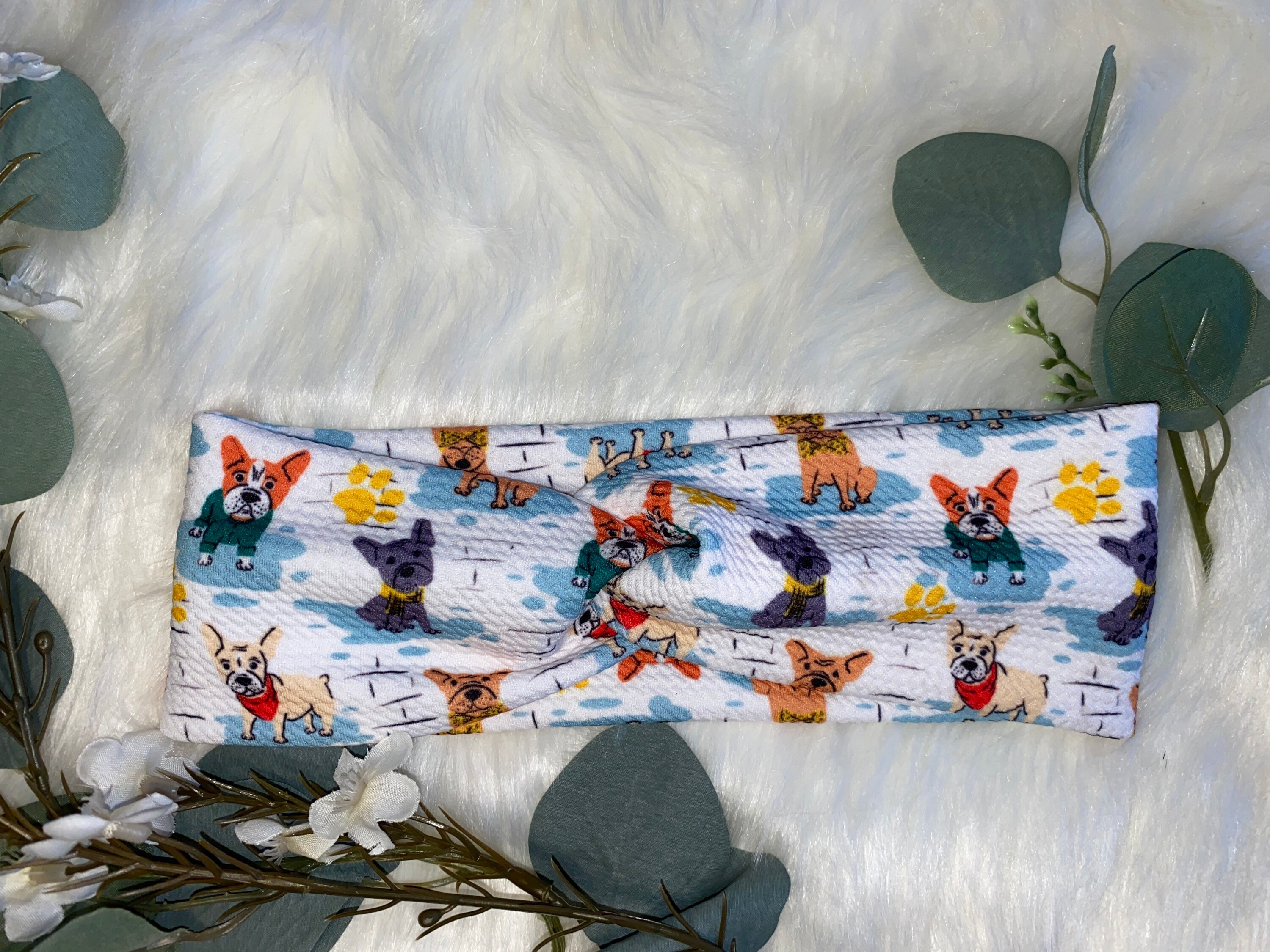 Dogs headband with a faux knot Adult and Kid size Etsy