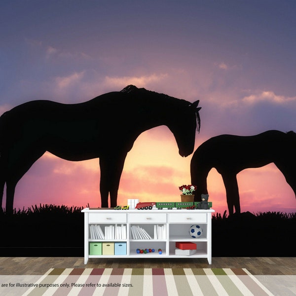 Sunset Wall Decal Etsy