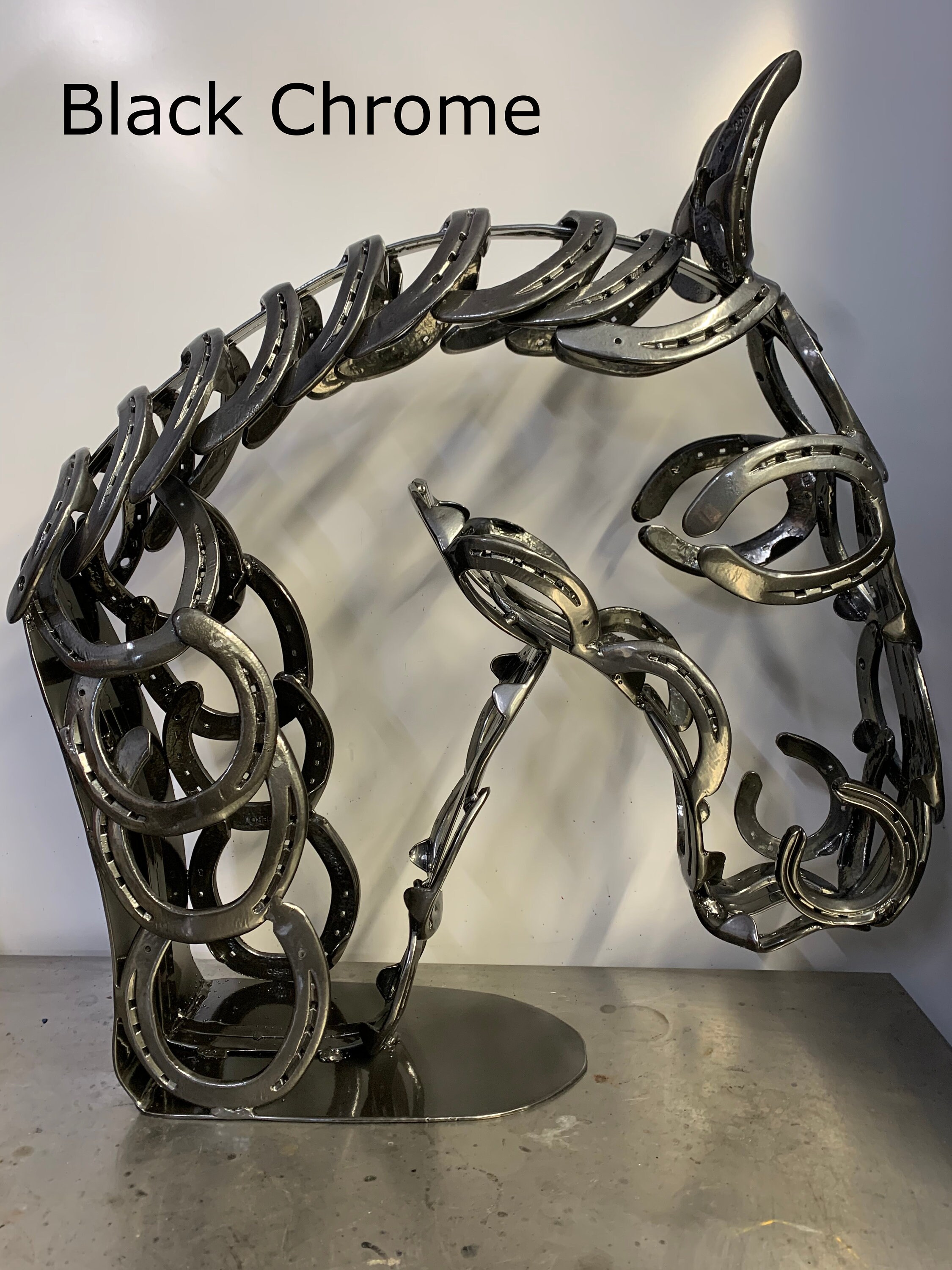 Steel Horse Head Original Sculpture Hand Crafted from Horse Etsy