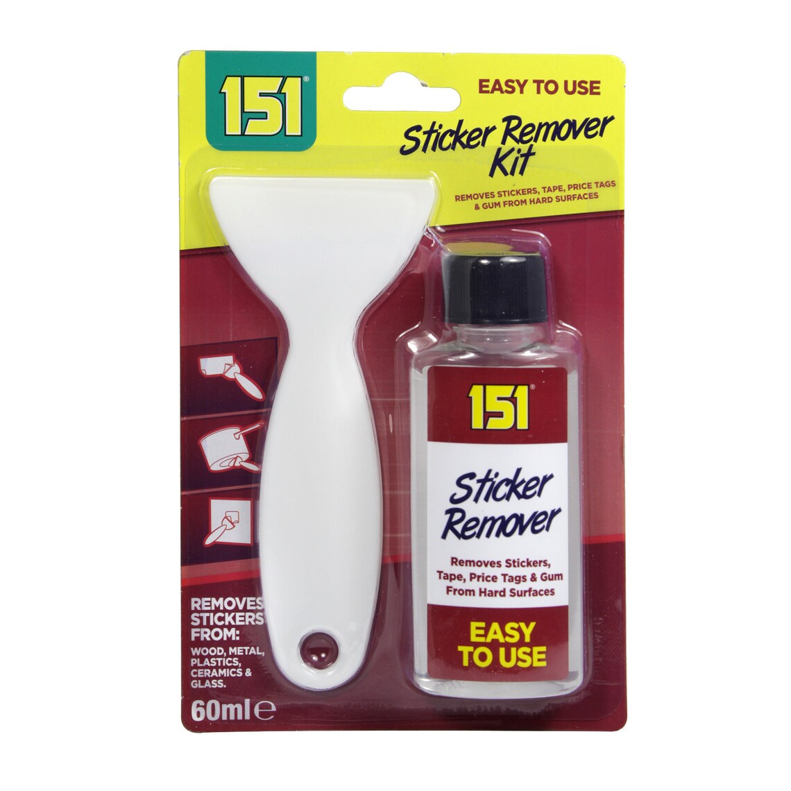 Sticky Stuff Remover Kit Scraper Sticker Tape Gum Goo Wood Etsy