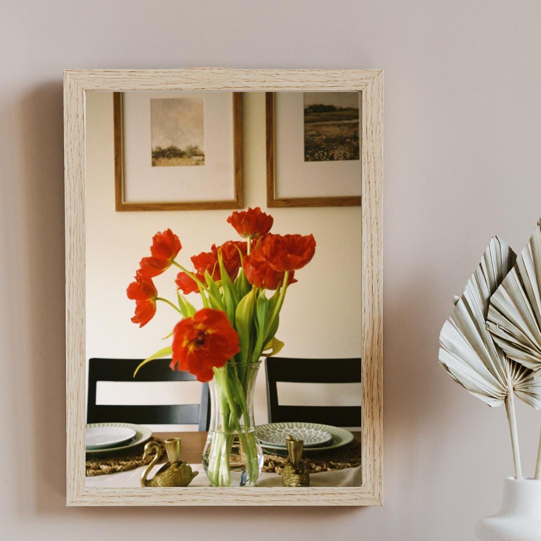 Tulip Table Setting - 35mm Film Photo - Etsy