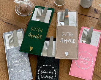 Cutlery bags, personalized