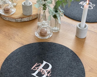 Tischset, Platzsets, personalisiert