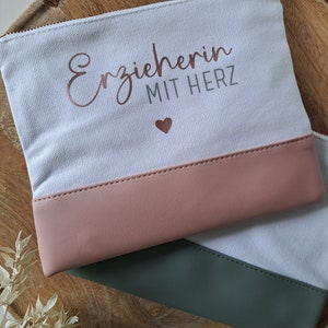 Cosmetic bag, toiletry bag, personalized, with name