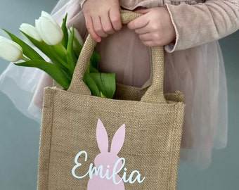 Ostertasche, Osterkorb, Ostern, Jutetasche, Jutetasche für Kinder, Petit Jute, personalisierte Jutetasche, Oster Geschenk, Osternest