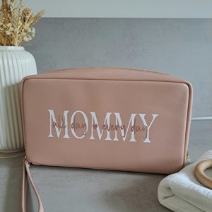 Changing clutch, diaper bag, personalized diaper bag, birth gift, mombag, mom, diaper bags, change of clothes, birth gift Nude