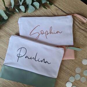 Kosmetiktasche, Kulturtasche, personalisiert, mit Namen