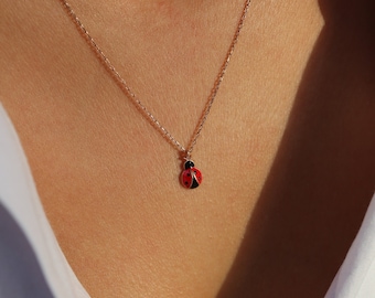 Ladybug Necklace | Etsy Ladybug Necklace | Etsy