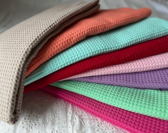 Lightweight Cotton Waffle Throw Blanket: Soft Summer Blanket