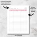 Sign-in Sheet Template Salon Sign-in Sheet Printable - Etsy