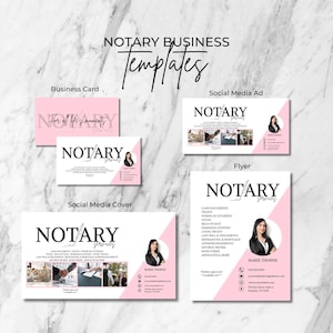 Zakelijke sjablonen voor notaris Ontwerp visitekaartje notaris Socialmedia-advertentie voor notaris Flyer notaris mobiel notaris