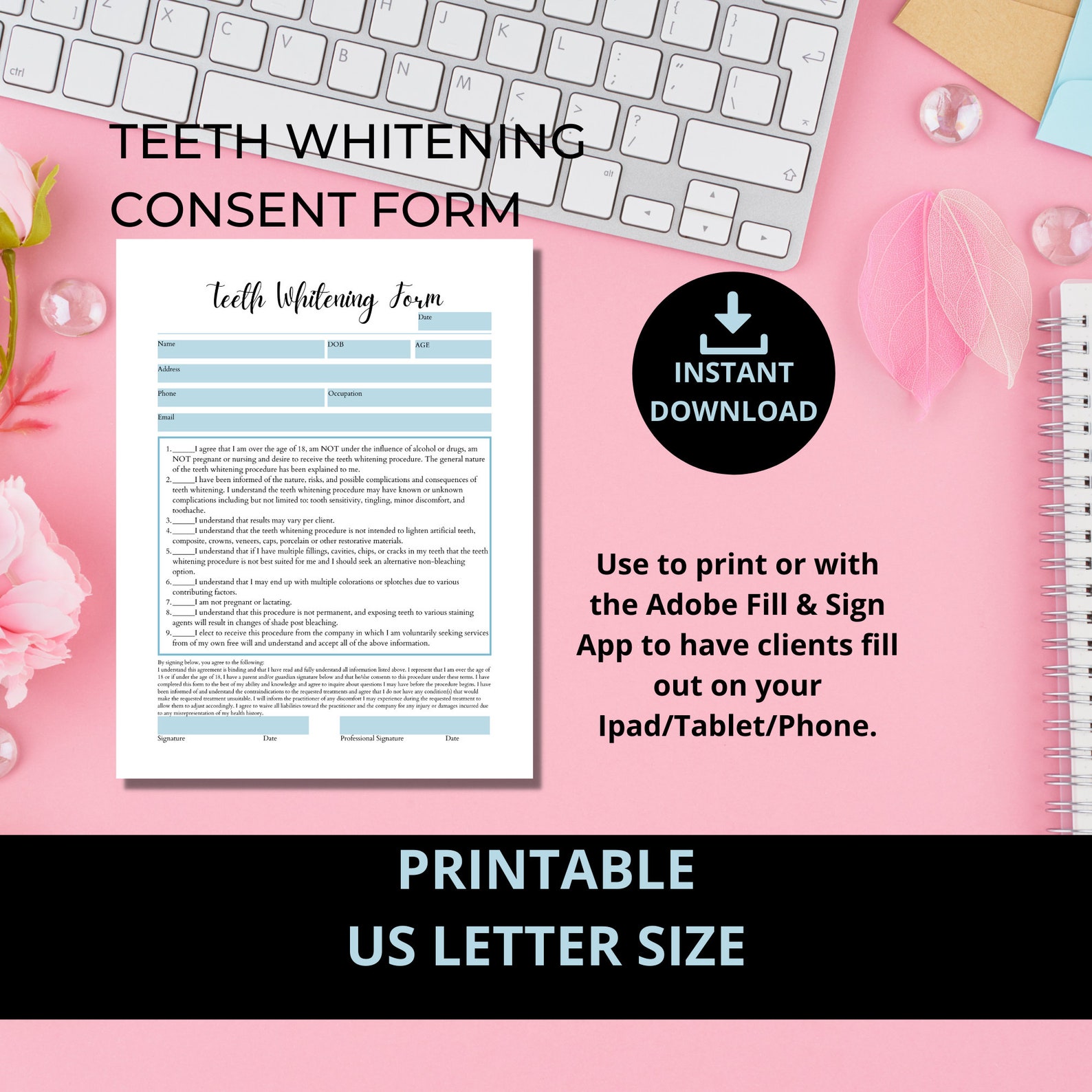 teeth-whitening-consent-form-printable-1-page-pdf-waiver-etsy