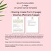 Waxing Intake Form, Waxing Aftercare Form, DIY Editable Printable Canva ...