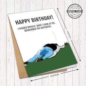 Hilarious Printable Birthday Card, Drunk Friend Birthday Card Print PDF 4x6, INSTANT DOWNLOAD