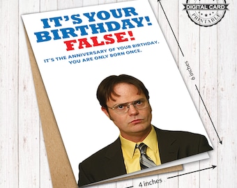 Printable Schrute Buck INSTANT Download the Office Themed Birthday ...