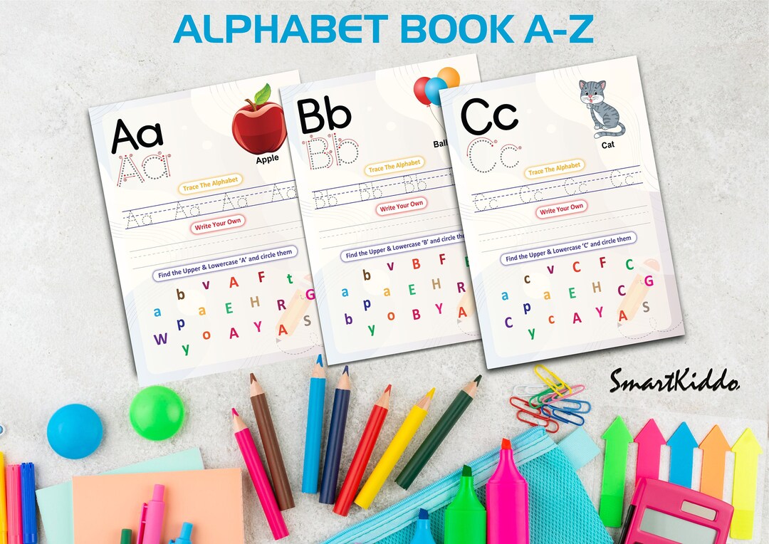 Children Printable Worksheets Alphabet for Learning, Homeschool ...