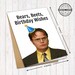 Dwight Schrute Printable Birthday Card, Bears, Beets the Office ...
