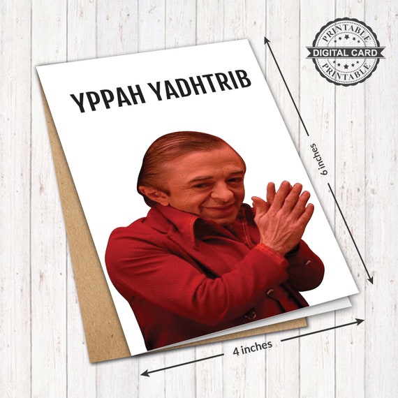 Movie Twin Peaks Printable Birthday Card Happy Birthday From | Etsy