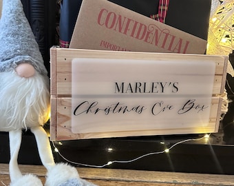 Personalised Christmas Eve Crates Christmas Eve Box Christmas Eve Personalised Box Personalised Crates