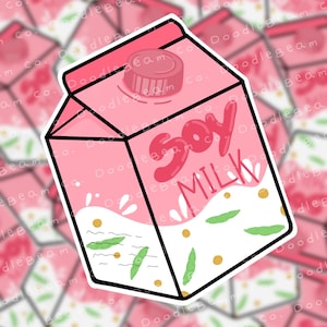 Soy Milk Carton Sticker