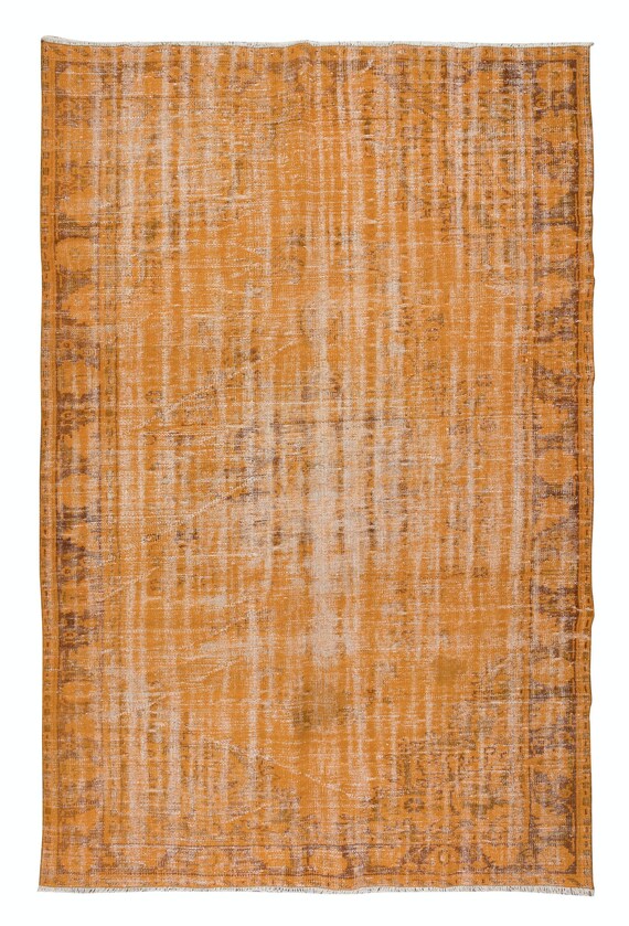 週末お値下げ！トルコ製手織りラグ トルコヴィンテージラグ テラコッタレッド 99×56 シャビー