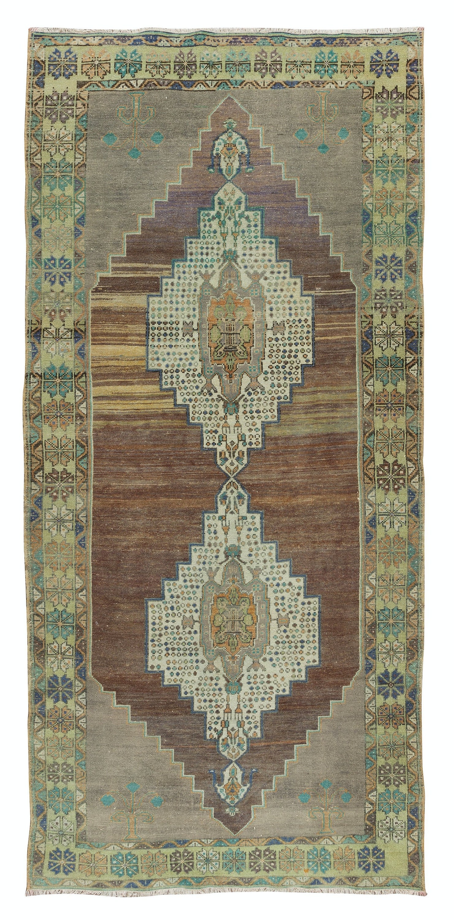 【Vintage】Hand Knit Rug 170×100 The Knitted Co. 100% Jute Area Rug 10x14 Feet Rectangle