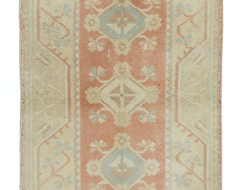 24x32 Inches Neutral Vintage Doormat - Turkish Bath Mat - Etsy