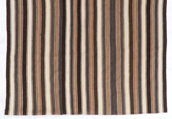 6.2x8.8 Ft Hand-woven Vintage Anatolian Kilim (flat-weave
