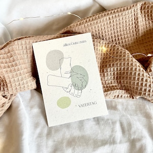 Postkarte zum Vatertag // Grußkarten für Papa // Vatertagskarte