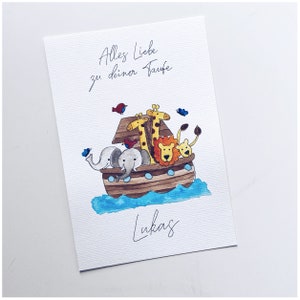 Taufkarte - Arche Noah